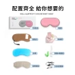 【ANTIAN】USB恆溫熱敷舒壓蒸汽眼罩 遮光助眠舒緩熱敷眼罩 冰絲+暖棉 溫涼雙面睡眠眼罩