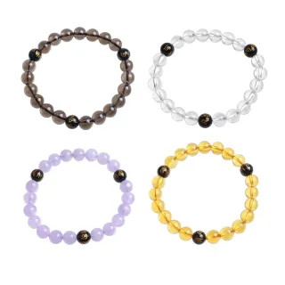 【石頭記】品牌經典-六字真言手鍊 8mm(水晶四材質選)