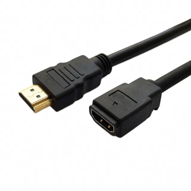【LineQ】HDMI 2.0版 公對母 4K 0.3m延長線