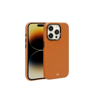 【MONOCOZZI】iPhone 15 Pro 皮革磁吸保護殼-棕色(MONOCOZZI)