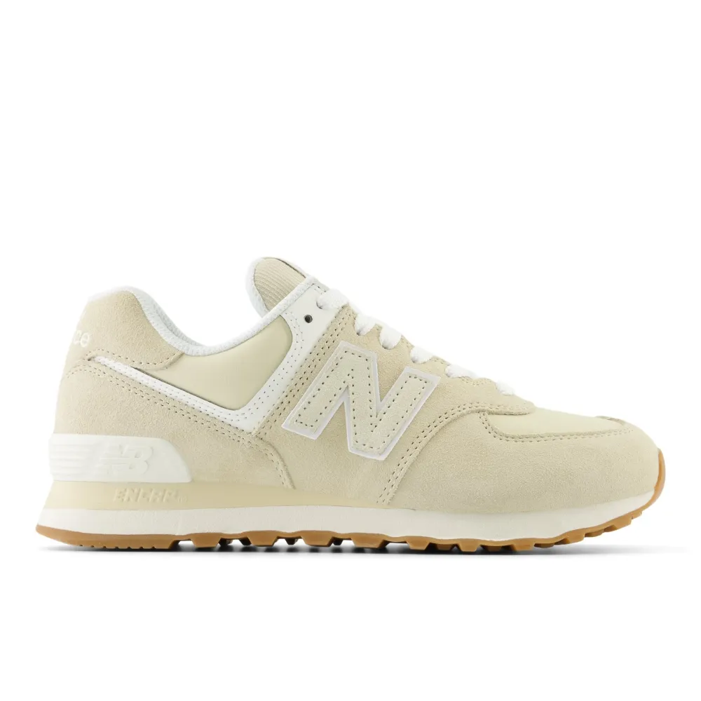 【NEW BALANCE】NB 復古鞋/運動鞋_女性_奶茶杏_WL574QB2-B