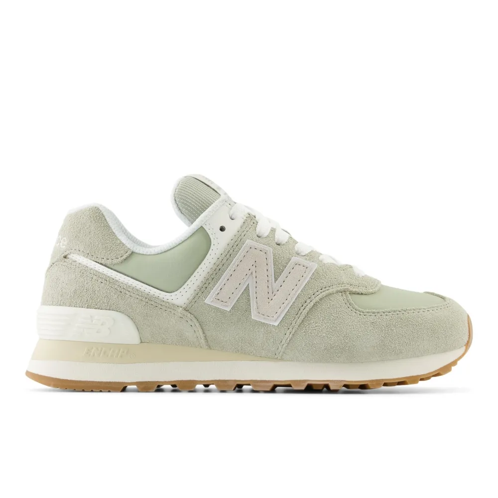 【NEW BALANCE】NB 復古鞋/運動鞋_女性_灰綠色_WL574QD2-B