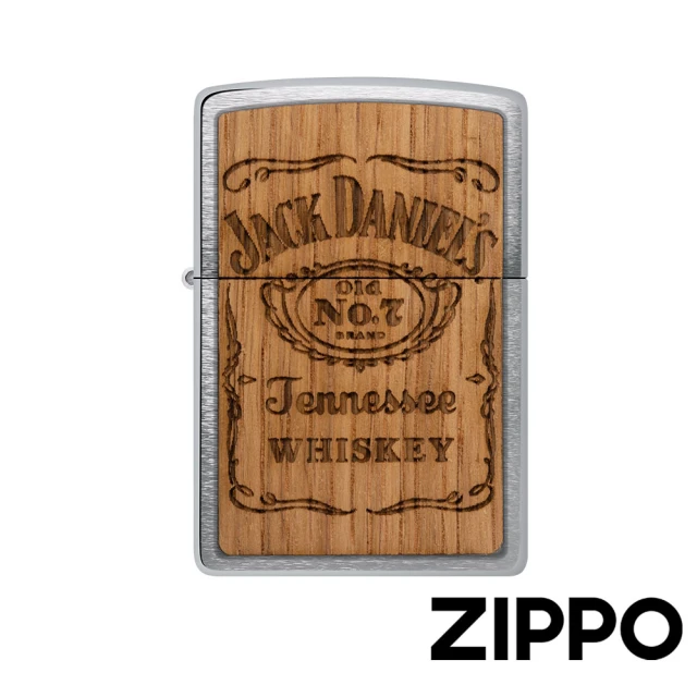 【Zippo官方直營】Jack Daniels(美國防風打火機)