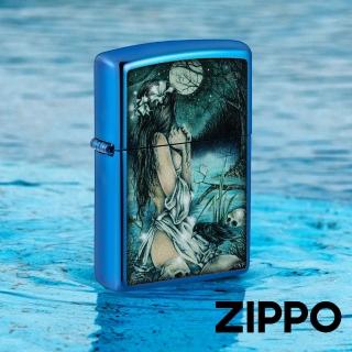 【Zippo官方直營】湖邊少女防風打火機(美國防風打火機)