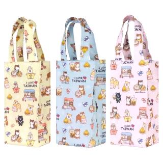 【uma hana】美食柴2000cc防水包 手提式中大方水壺袋-2入組(2000cc水壺袋/防水包 水壺袋/防水包 袋)