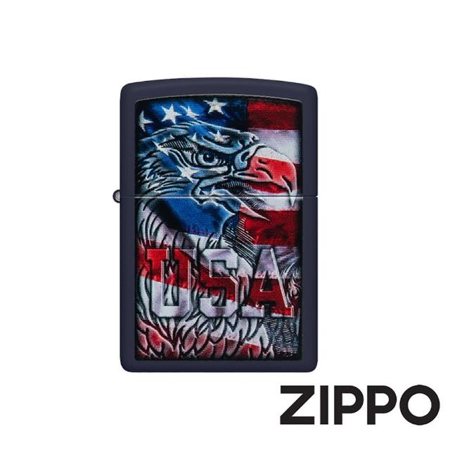 【Zippo官方直營】美國雄鷹旗幟防風打火機(美國防風打火機)