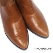 【TINO BELLINI 貝里尼】義大利進口復古尖頭包鞋FWCV026C-9(咖啡色)