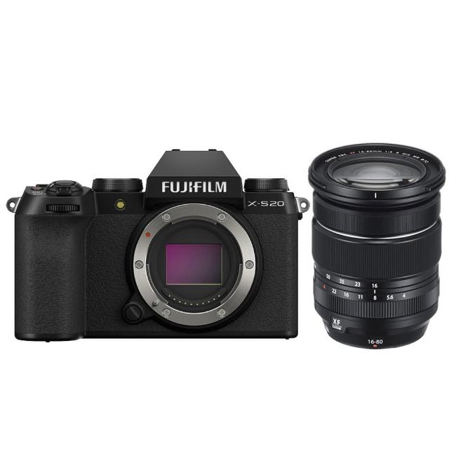 【FUJIFILM 富士】X-S20+16-80mm變焦鏡組-(平行輸入)