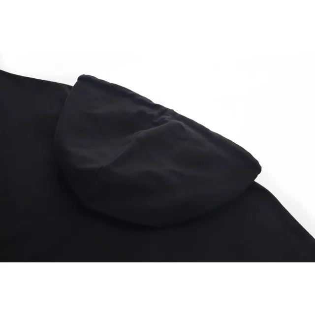 【FILA官方直營】#幻遊世界 男 女 中性款 拼接短袖連帽T恤-黑(1TEY-1412-BK)