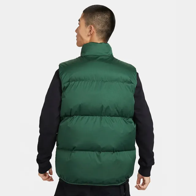 【NIKE 耐吉】羽絨背心 男款 防潑水 保暖  AS M NK CLUB PUFFER VEST 綠 FB7374-323(2S3502)