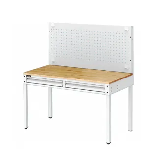 【TANKO 天鋼】WET-4102W3 雙抽屜多功能桌 白 120x62.5 cm(工業風桌子 原木桌  書桌 耐用桌 辦公桌)