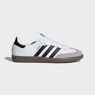 【adidas 愛迪達】休閒鞋 男鞋 女鞋 運動鞋 麂皮 SAMBA OG 白 B75806