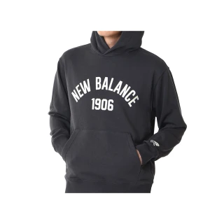【NEW BALANCE】NB1906 男款 灰色 美規 大LOGO 帽T 上衣 長袖 MT33553ACK