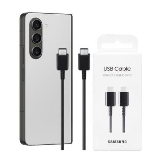 【Samsung 三星】Z系列 Type C to Type C 原廠傳輸線 3A&1m 黑 / DA705(公司貨)