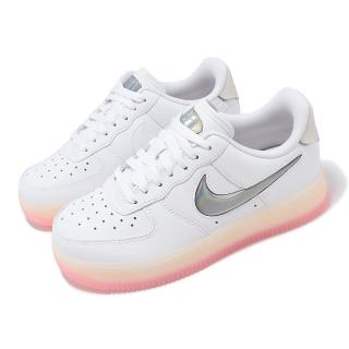 【NIKE 耐吉】休閒鞋 Wmns Air Force 1 Low 白 粉紅 漸層 女鞋 龍年 新年 CNY AF1(FZ5741-191)