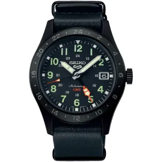 【SEIKO 精工】5 Sports Field系列 GMT機械腕錶-39.4mm(SSK025K1/4R34-00C0C)