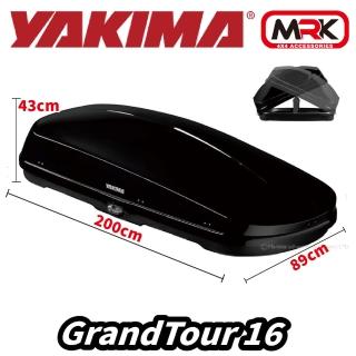 【YAKIMA】GrandTour 16 450L 行李箱 車頂箱 亮黑色(200x89x43cm)