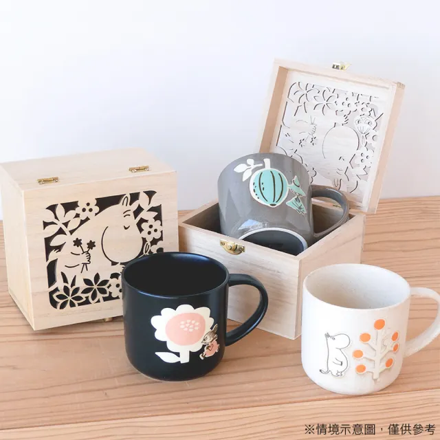 【yamaka】Moomin 嚕嚕米 木箱陶瓷馬克杯 小美 向日葵(餐具雜貨)