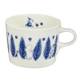 【yamaka】Moomin 嚕嚕米 藍色花卉系列 陶瓷馬克杯 葉子(餐具雜貨)