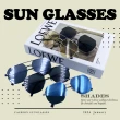 【GUGA】偏光太陽眼鏡 變色鏡片 金屬飛行員墨鏡(抗UV400 偏光墨鏡 不鏽鋼金屬框)