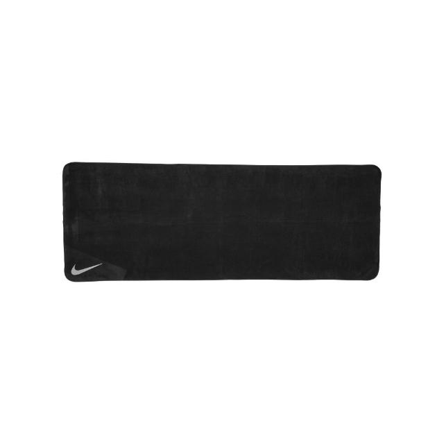 【NIKE 耐吉】NIKE 瑜珈毛巾 運動 黑 N1010546012OS(66 X 180 CM)