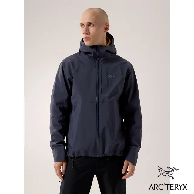 【Arcteryx 始祖鳥官方直營】男 Ralle 防水外套(黑寶石)