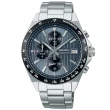 【SEIKO 精工】CS 條紋面錶盤 賽車計時腕錶 41mm(SBTR041J／8T67-00Y0B)