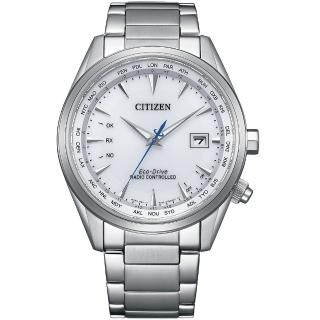 【CITIZEN 星辰】亞洲限定 光動能 萬年曆 電波手錶(CB0270-87A)