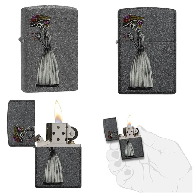 【Zippo官方直營】骷髏之戀防風打火機(美國防風打火機)