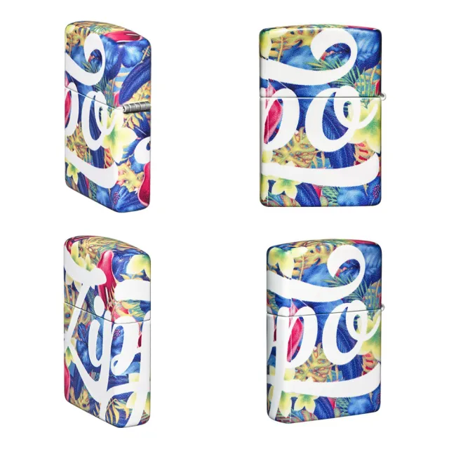 【Zippo官方直營】環繞鮮豔花卉防風打火機(美國防風打火機)