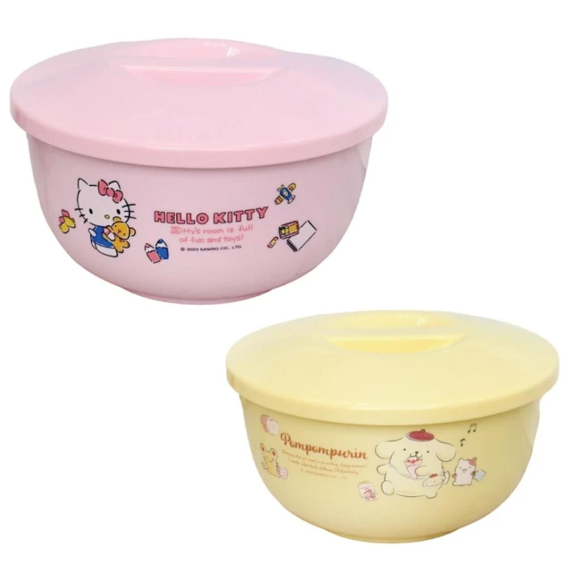 小禮堂 Sanrio 三麗鷗 不鏽鋼隔熱碗 L Kitty 布丁狗(平輸品)