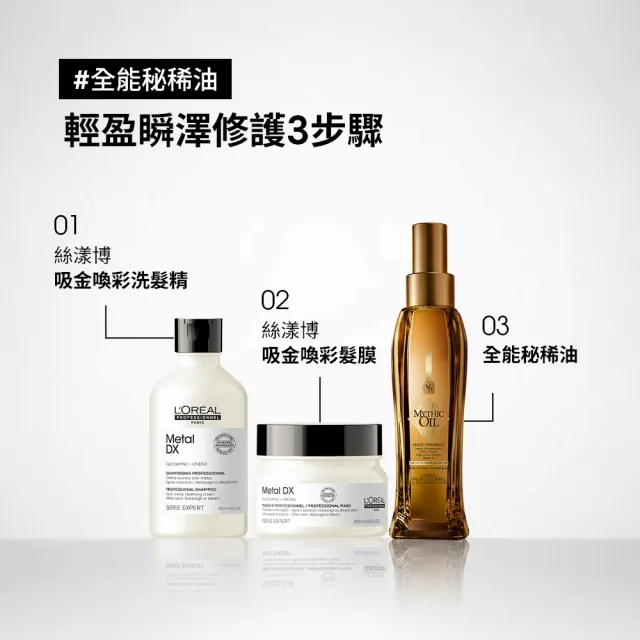 【L’OREAL 巴黎萊雅PRO】全能秘稀油100ML