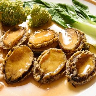 【鮮綠生活】熟凍帶殼鮑魚共6包(淨重19g±10%/顆 10顆/包)