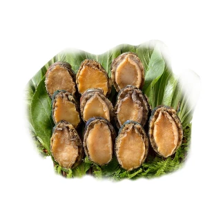 【鮮綠生活】熟凍帶殼鮑魚共6包(淨重19g±10%/顆 10顆/包 中秋烤肉 燒烤)