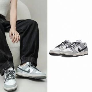 【NIKE 耐吉】Nike Dunk Low Light Grey 灰白 灰 復古 休閒鞋 女鞋 奶油底 DD1503-117