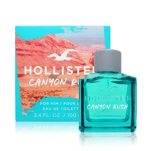 【HOLLISTER Co】Canyon Rush 穿越曠野男性淡香水 EDT 100ml(平行輸入)