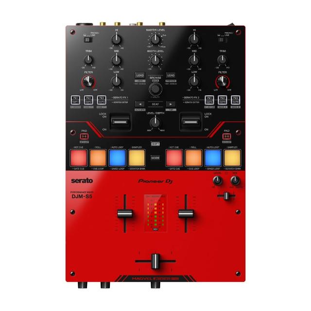 【Pioneer DJ】DJM-S5 雙軌刷碟混音器(原廠公司貨)