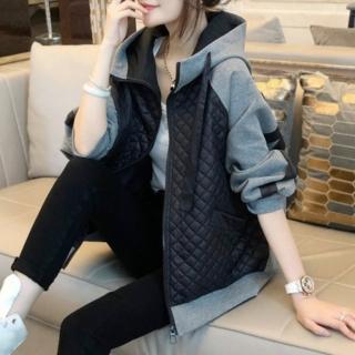 【ONEY 歐妮】★休閒連帽小香風外套(氣質/OL/長袖/女裝)