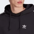 【adidas 愛迪達】3-STRIPES HOODY 愛迪達 上衣 男款 長袖上衣 帽T 運動 三葉草  黑(IM2088 ∞)