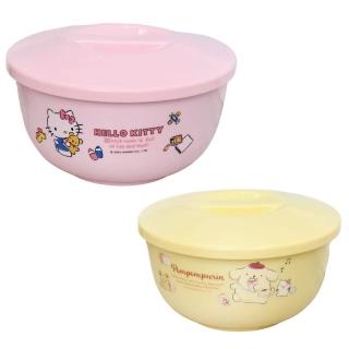 【小禮堂】Sanrio 三麗鷗 不鏽鋼隔熱碗 L HELLO KITTY 布丁狗(平輸品) 凱蒂貓