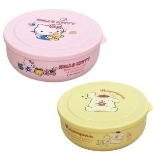 【小禮堂】Sanrio 三麗鷗 不鏽鋼隔熱碗 S HELLO KITTY 布丁狗(平輸品) 凱蒂貓