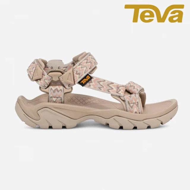 【TEVA】女 Terra Fi 5 Universal VEGAN HIKING 多功能運動涼鞋/雨鞋/水鞋 圖層大地色(TV1099443SLNT)