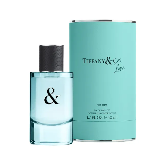 【Tiffany&Co. 蒂芙尼】Tiffany & Love for Him 愛語男性淡香水50ml(平行輸入)