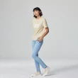 【Lee 官方旗艦】女裝 牛仔褲 / 涼感 409 中腰合身小直筒 淺藍洗水 / Jade Fusion 系列(LB317036600)