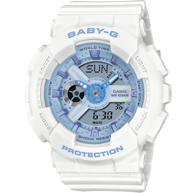 CASIO 卡西歐 BABY-G 時尚雙顯腕錶(BA-130