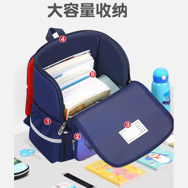 【SUNSHINEBAG 日晴】時尚漸層  日式雙扣書包(護脊 書包 兒童 學生書包 國小 幼兒園 小學生 後背包 背包)