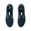 【asics 亞瑟士】GEL-NIMBUS 26 2E 男款 寬楦 慢跑鞋(1011B795-400 藍綠 緩衝 避震 亞瑟膠)