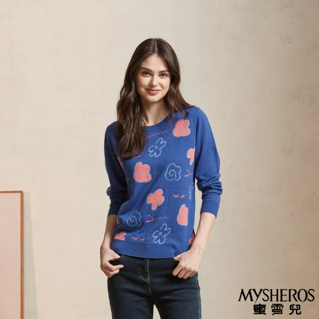 MYSHEROS 蜜雪兒 運動休閒夾克外套 拼色字母數字刺繡