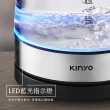 【KINYO】2L玻璃快煮壺(電熱壺/ 熱水壺/煮水壺/電茶壺 ITHP-170)