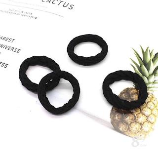 【89 zone】法式古典高彈提花 髮飾 頭飾 飾品 毛巾圈 髮圈 髮束 20 入(黑/混色)